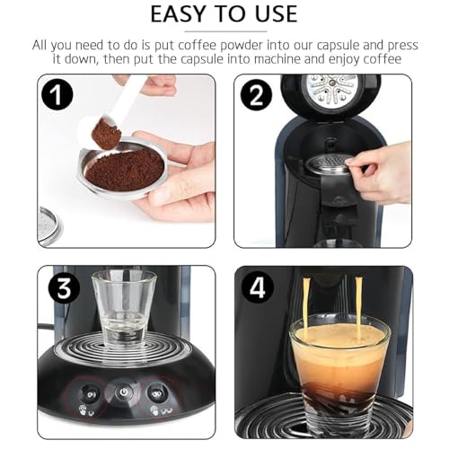 Filtres à café réutilisables en acier inoxydable pour machine à café - 6