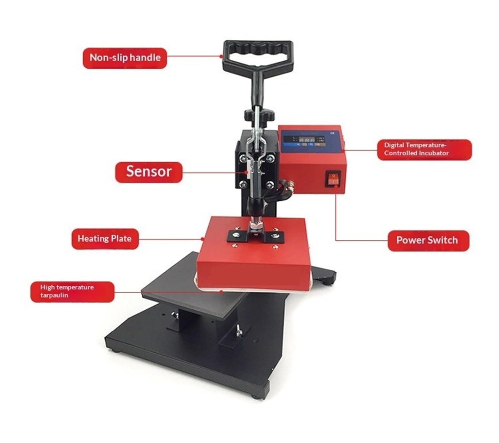 Maszyna do tłoczenia na gorąco, Maszyna Do Tłoczenia Folią Na Gorąco Mmachine Przenoszenia Ciepła Cap Hat Press Small 15 * Prasowanie I Sprzęt do skóry, tkaniny, drewna