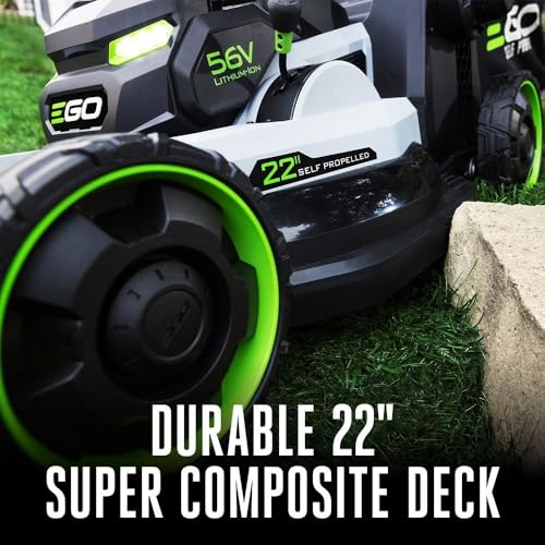 Image of EGO Power+ Electric Lawn Mower, Self-Propelled Cordless with 22 inch Super Composite Deck, Tool Only, Battery and Charger Not Included - LM2240SP