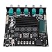 Zunate 2.1 Channel Bluetooth Amplifier Module, Supports TPA3116D2 Chip with 50W X 2 Audio Power Output and 100W Subwoofer, Multiple Input Options