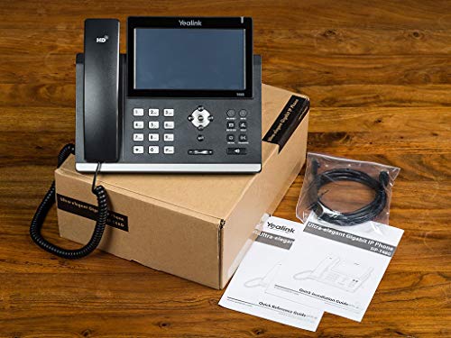 Teléfono Yealink T48G SIP POE con fuente y paño miniatura 5