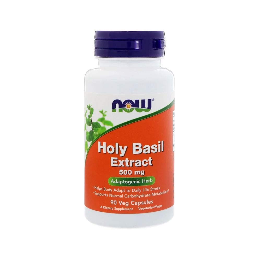 NOW FOODS Holy Basil 500Mg, 90 Count