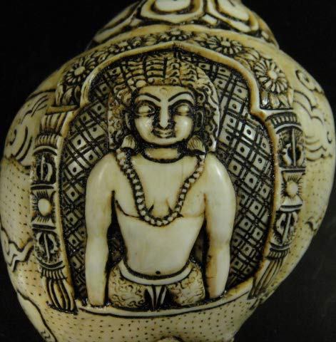 Amazon.co.jp: チベット密教法具 法螺貝（シャンカ）ヴィルーパ