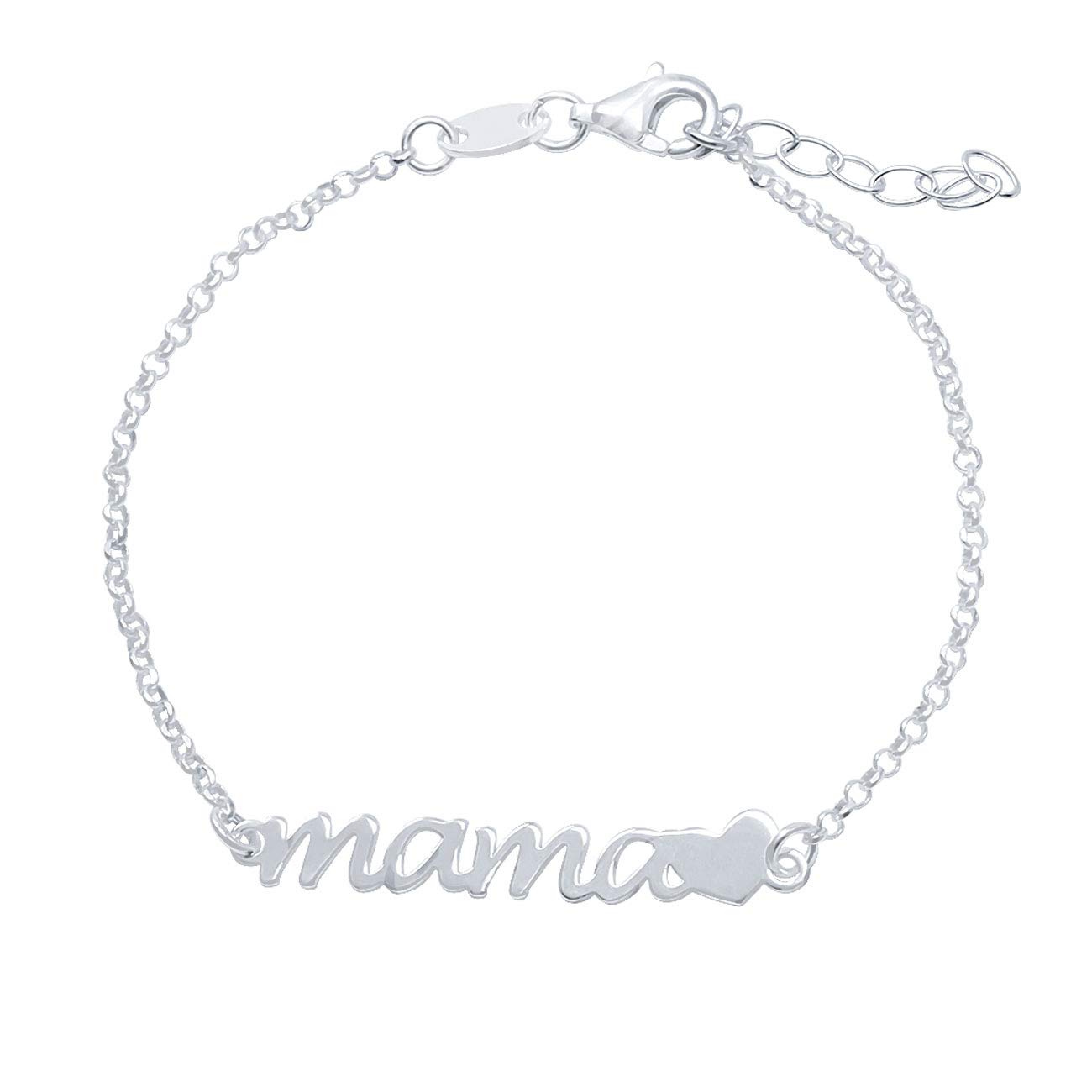 WANDA PLATA Women's Music Bracelet, 925 Sterling Silver, Nut Wrench