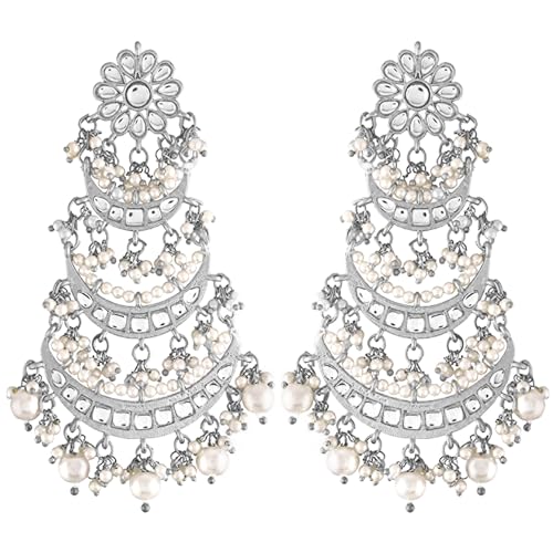 Image of Peora Traditional Indian Earrings Set Jewellery Gift for Women Girls