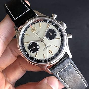 Amazon | SUGESS 機械式 クロノグラフ 腕時計メンズ シースルー