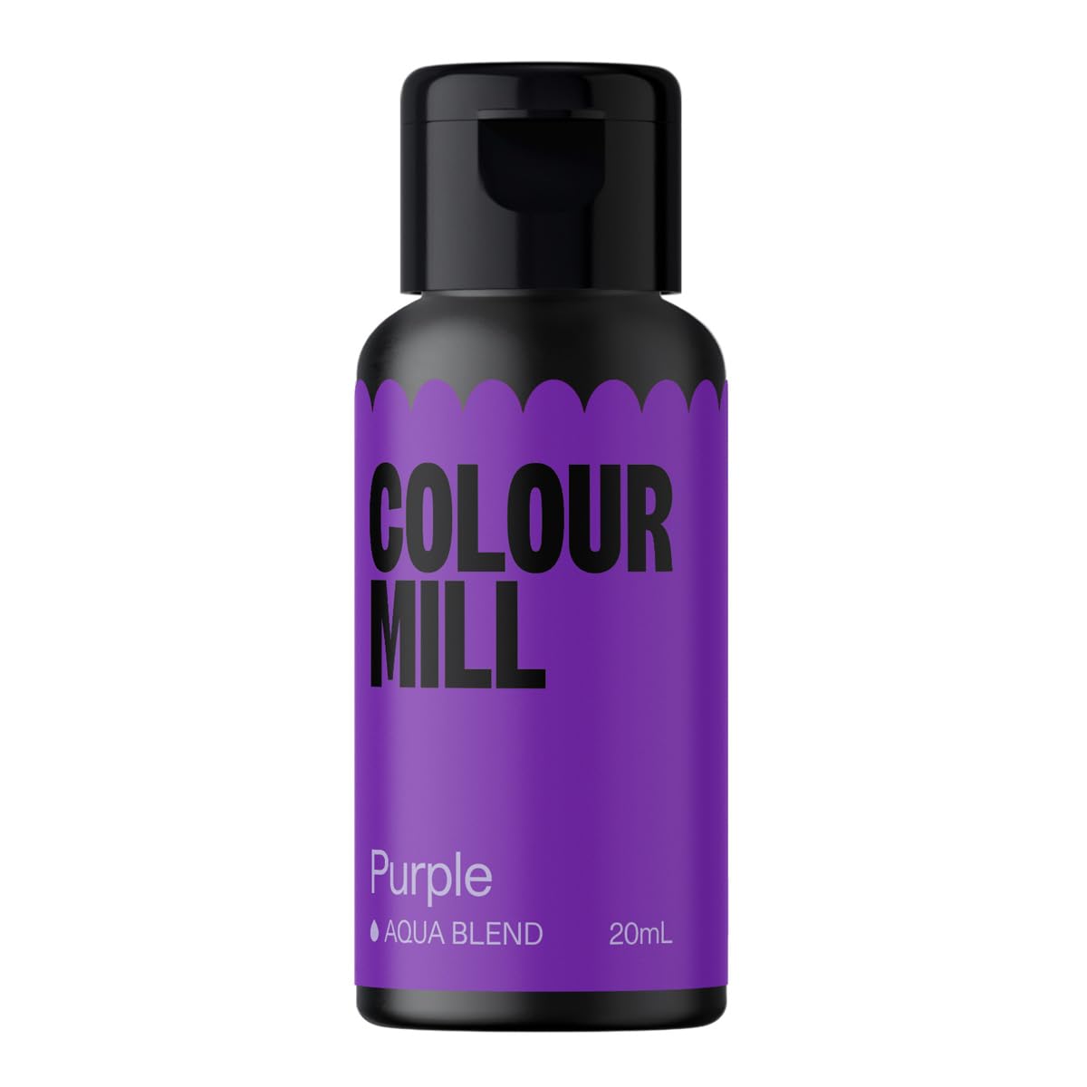 Colour Mill Aqua Blend Food Colouring Purple: Next Generation Water Based Liquid Food Colours - 20 ml