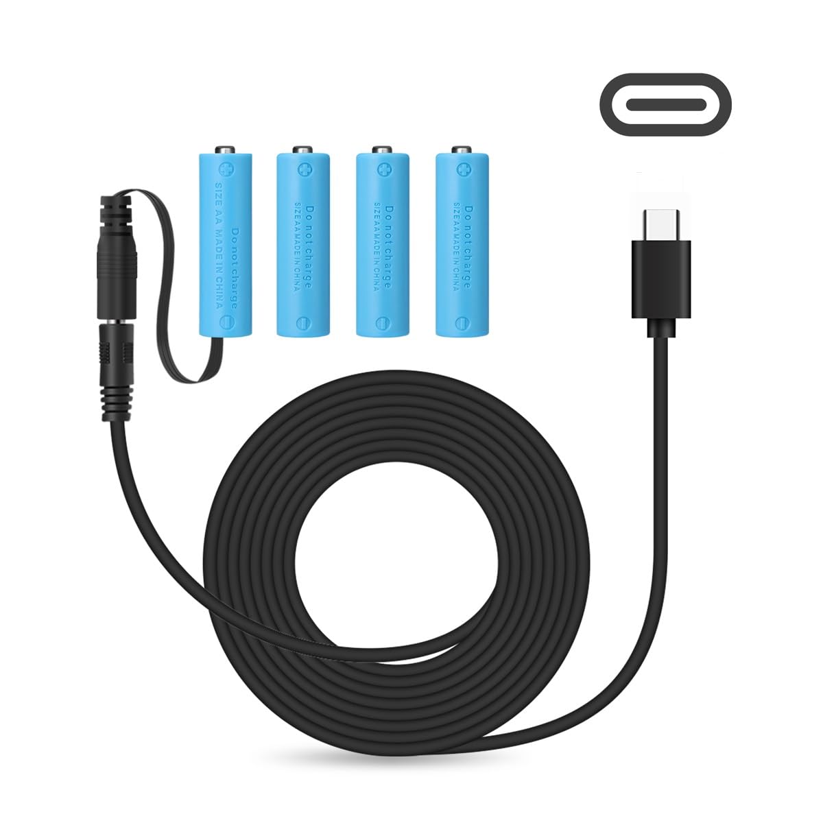 Amazon | LANMU 単3形 ダミー電池 単3形 バッテリー電源 4個セット