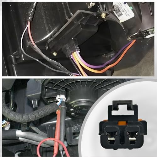 Image of 2-Pin HVAC Blower Motor Connector Pigtail, OE 12126461 / PT731 Fits Chevrolet Tahoe /Suburban (06-08), Silverado HD (06-08), Buick Enclave (08), Chevrolet Uplander (05-09), GMC Yukon /Yukon XL (06-08)