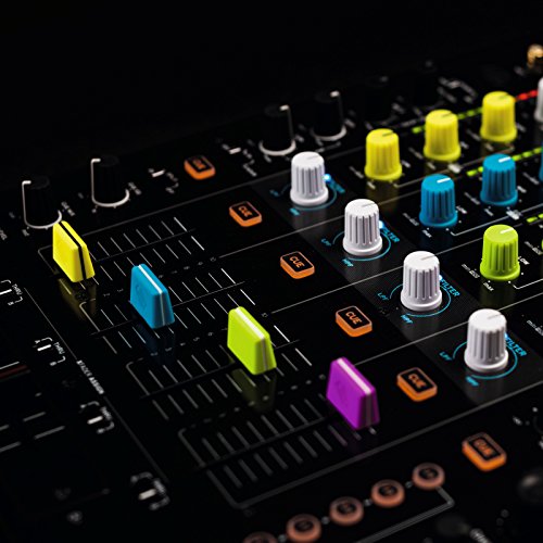 Reloop Fader Cap Set green - 5 capuchons de fader, Revêtement en caoutchouc pour une meilleure prise en main, Compatible avec la plupart des mixeurs et contrôleurs de DJ, vert - Image 4
