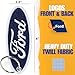 Detroit Shirt Company Ford Blue Oval Logo embroidered Keychain 4