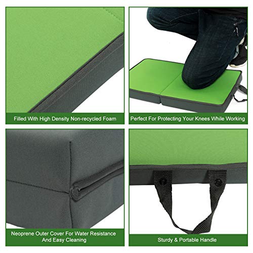 Gonioa Extra Thick Kneeling Cushion Pad, Memory Foam Garden Kneeling Cushion, Portable & Waterproof Garden Kneeler for Gardening, Bath Kneeler for Baby Bath, Knee Mat for Work, Yoga Knee Pads - Thumbnail 3