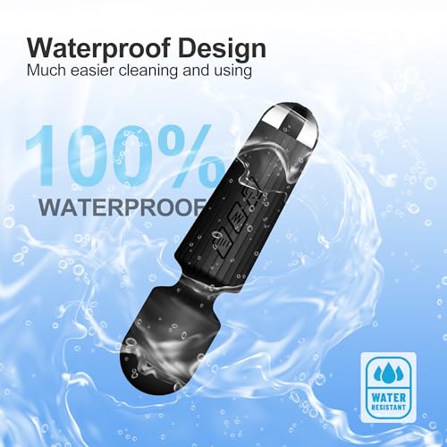 Image of Personal Mini Quiet Massager 20 Vibration Wand Modes 8 Intensity, Portable Handheld Massage for Neck Shoulder Back, Deep Tissue Relief, Cordless & Travel-Friendly (Black)