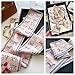 WaJuemy Purse Scarf For Handbags Satin Head Scarves For Women's Hair Long Skinny Scarves Fashion Silky Headbands (06 Pink horse)