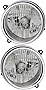 Compatible with Jeep Liberty Headlights Lamps Set 2003 2004 Halogen Driver and Passenger Side