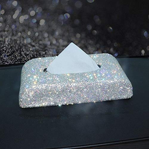 Car Armrest Cover BlingBling Charming Attractive Colorful Rhinestone Crystal Center Console Cushion Pad