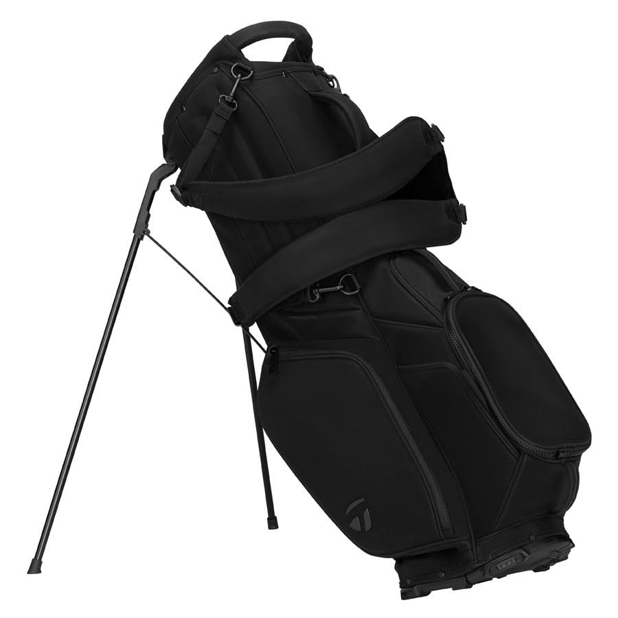 Amazon.com : TayorMade Golf Signature Stand Bag 5 Way Top Black