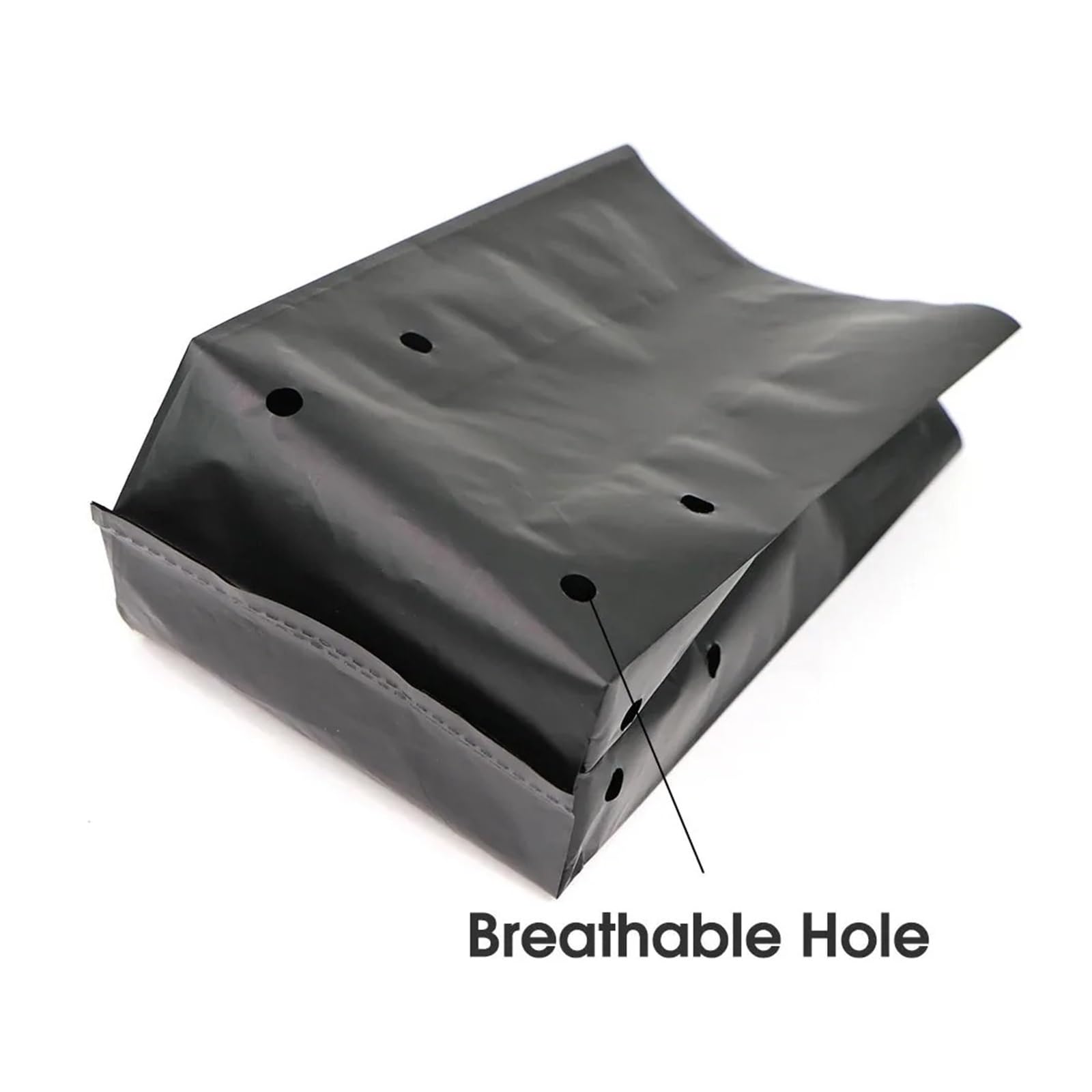 Generico 50 pz Nero Piantina Piantare Borsa Traspirante Piante da vivaio Coltivazione Vaso for Giardino Frutteto Albero Trapianto Contenitore(24x31cm-50pcs)