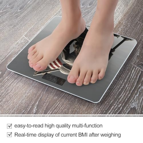 Báscula digital para baño de vidrio templado 400 lb miniatura 5