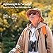 Usogood 12x50 High Definition Binoculars for Adults with Phone Adapter and Tripod, 2.5m Close Focus Binoculars for Bird Watching Stargazing Wildlife Viewing Hiking Hunting Sports Game Concerts