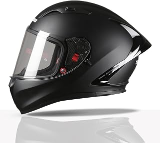 TVS Racing Dual Visor Helmet for Men Anti-Fog Pin-Lock, Aerodynamic Design & DOT/ISI/ECE Certified Premium Bike Helmet wit... Price In India