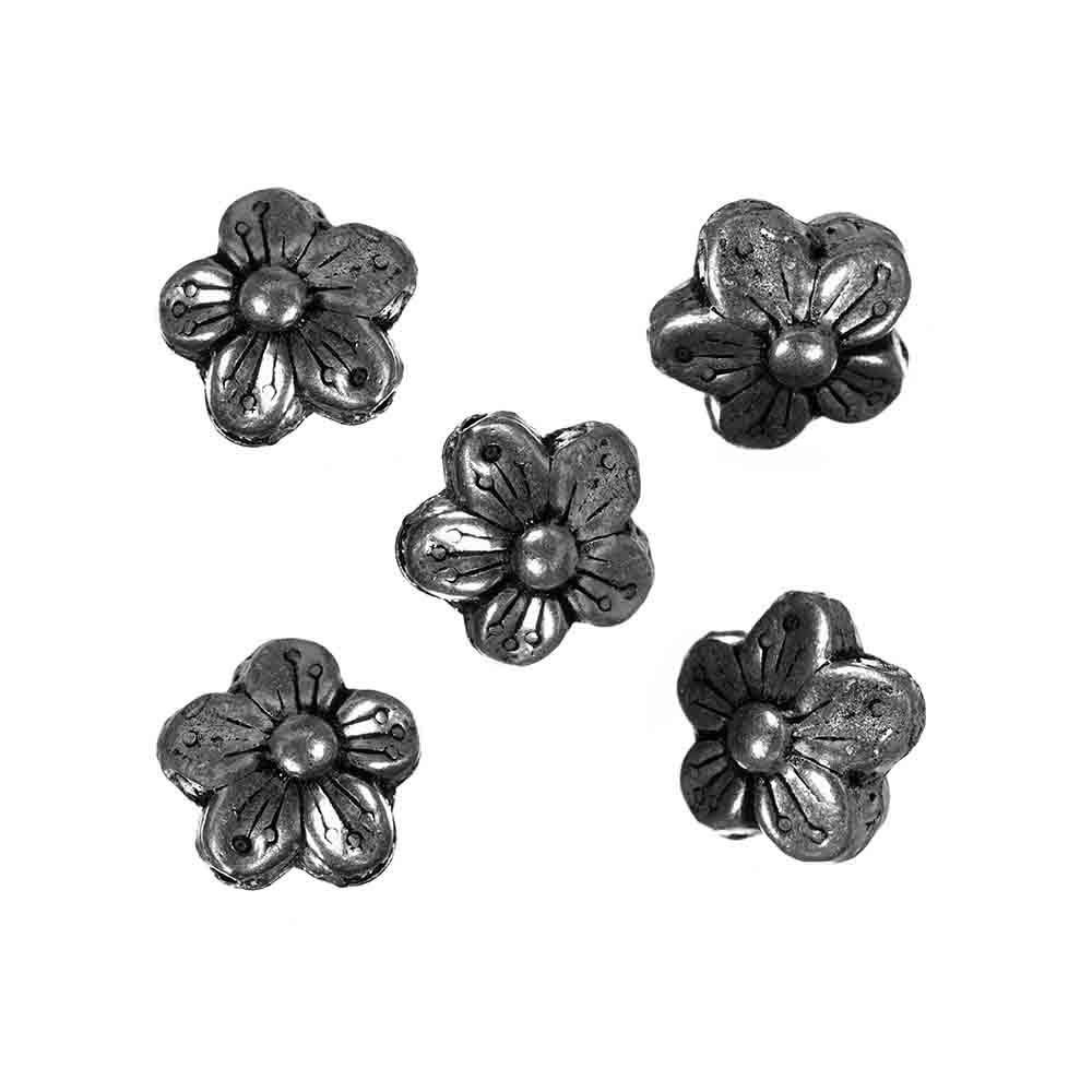 Craft CountyCopper Beads Available in Butterfly and Flower – Textured Copper Beads Value Pack - Perfect for DIY Jewelry Making, Personalizing Accessories, and More