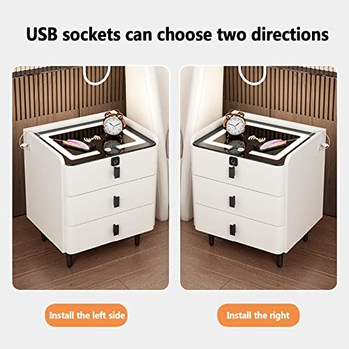 Table Basse Intelligente avec Éclairage LED et Ports USB - 8