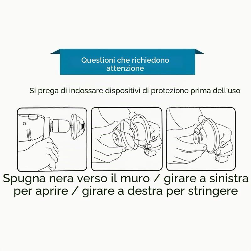 TECHZOCO Estrattore di polvere per trapano, raccoglitore di polveri per trapano, aspirapolvere di polvere per trapano, raccoglitore di polveri per trapano, adatto per punte da 4 mm a 10 mm, plastica,