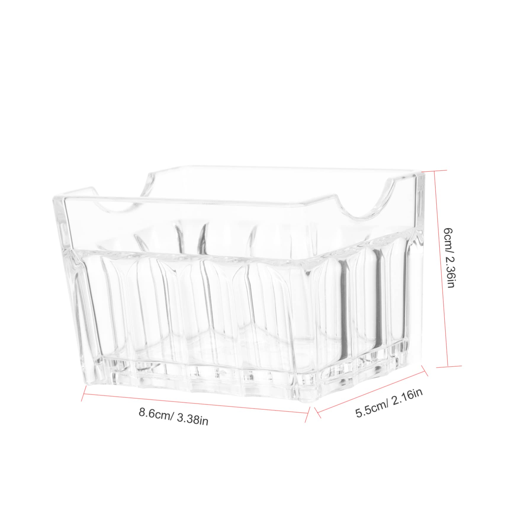 FELTECHELECTR Plastic Sugar Bag Holder Coffee Bar Tea Bag Organizer Desktop Tea Bag Box Tea Storage Organizer Box
