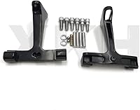 Vista 3 de XKH - Soporte de montaje para estribo de pasajero negro compatible con Touring Trike 1993-2019 B07NSD3H47