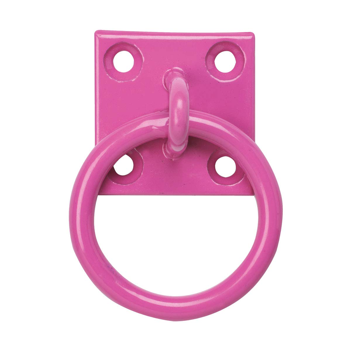 Perry Equestrian 515-PP0000PK 50 mm x 50 mm no.515/PP Chain Ring on Plate-Pack of 2 prepacked, Pink
