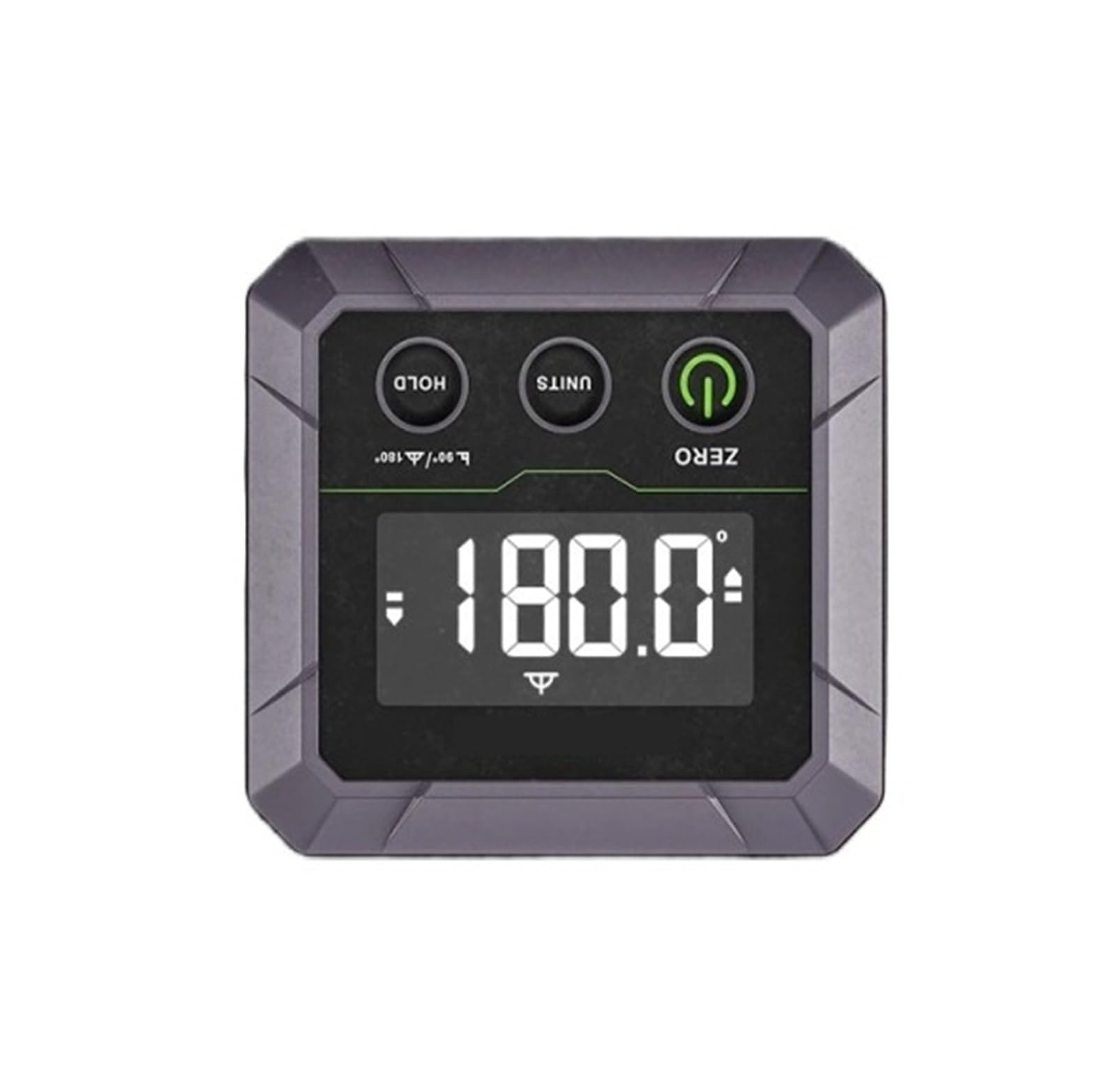 Medidor de ángulos digital, inclinómetro con precisión de ±0,1°, base magnética, nivel compacto