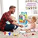 AOKIWO Kids Musical Instruments, 33 Pcs 20 Types Wooden Instruments Tambourine Xylophone Toys for Kids Children, Preschool Educational Learning Musical Toys for Boys Girls with Storage Backpack