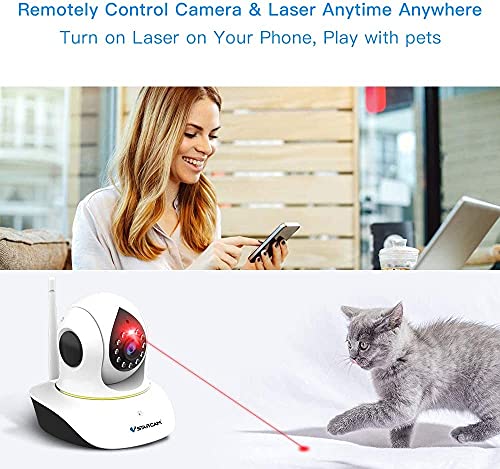 VSTARCAM Pet Camera, Cat Camera with Laser Wireless Dog Camera 1080P Cat Toys, Night Vision Sound Motion Alerts, APP… - Image 3