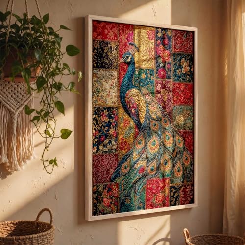 Image of kotart Traditional Art Wall Painting Home Decoration With Frame For Living Room Bed Room Hotel Wall Decor Digital Reprint Engineered Wood (25x37 inch)