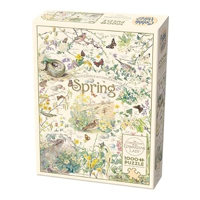Cobble Hill 1000 Piece Puzzle - Country Diary: Spring - Sample Poster Included