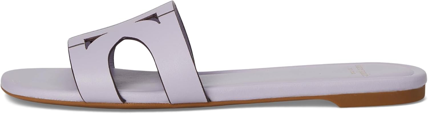 kate spade new york Duo Slide Sandal, Lavender Cream, 8.5