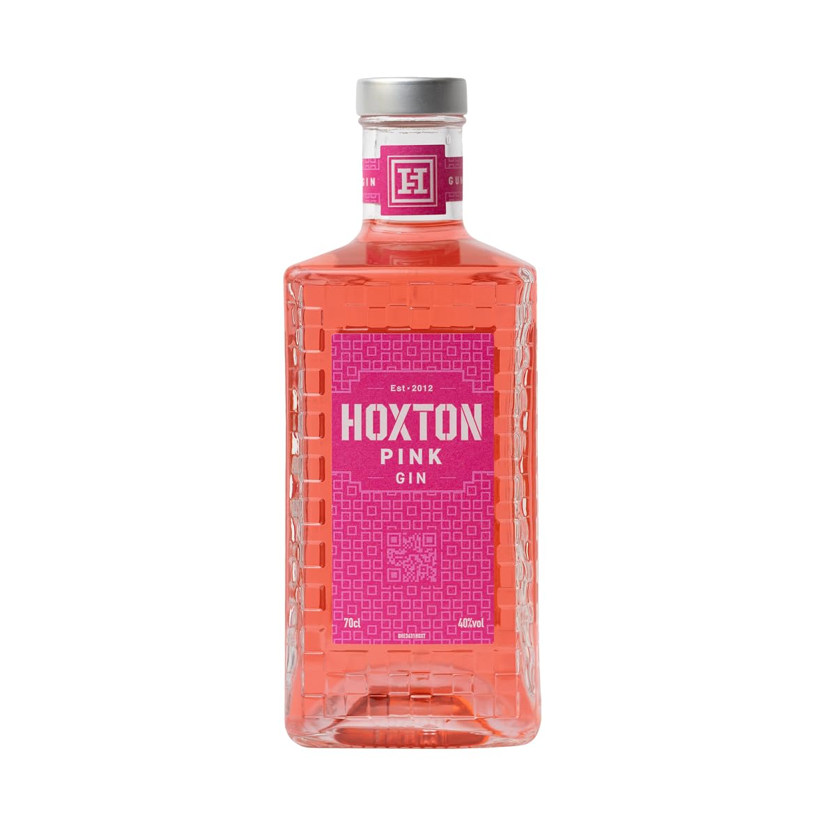 Hoxton Pink Gin, 70cl - 40% ABV Old Tom Style Botanical Gin with Rosehip and Gunpowder Tea – Dry Floral Notes, Naturally Pink from Hibiscus