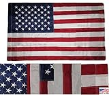 3 X 5 brodée USA American Pole Housse en nylon Drapeau 3 'X5' (Made in USA) résistant à la décoloration double couture de qualité premium