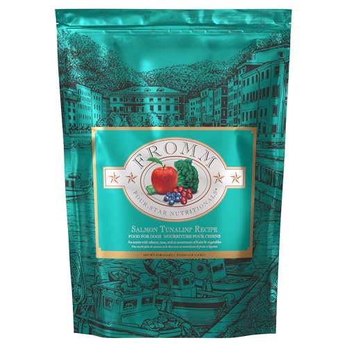 Fromm Four-Star Nutritionals Salmon Tunalini Dog Food - Premium Dry Dog Food - Salmon Recipe - 4 lb