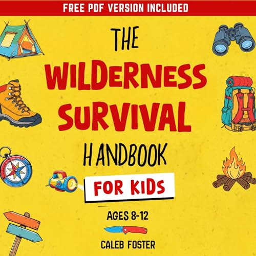 Page de couverture de Wilderness Survival Handbook for Kids
