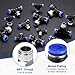 HARFINGTON 2pcs Air Line Fitting 6mm Tube OD x NPT 1/4 Thread PT4-U Pneumatic Male Branch Tee Quick Push to Connect Brass Air Line Hose for Industry Air System