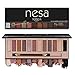 Serseul Matte and Shimmer Eyeshadow Palette 12 Color Highly Pigmented Eye Makeup Creamy Texture Blendable Long Lasting Cruelty Free Nude B