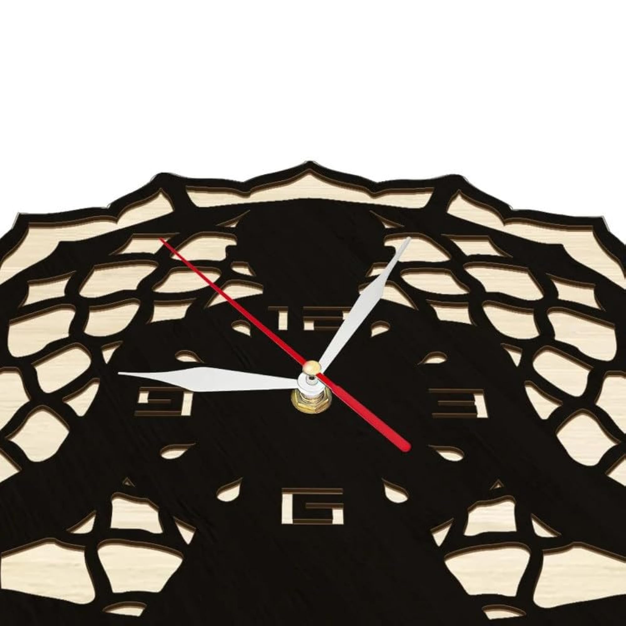 Yoga Namaste Laser Cut Wooden Wall Clock