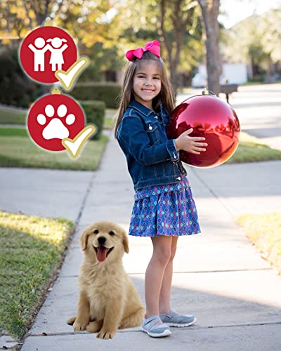 Christmas By Krebs 12" (300Mm) Large Commercial Grade Indoor Outdoor Moisture Resistant Shatterproof Plastic Ball Ornament (Blarney) #TOP3