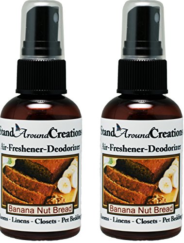 Set Of 2 - Concentrated Spray For Room / Room Deodorizer / Air Freshener - 2 Fl Oz - Banana Nut Bread: A Delicious Combination Of Walnuts And Bananas #TOP25