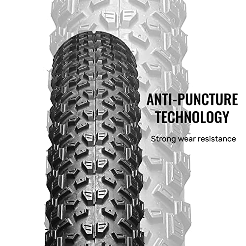27.5-Inch Mountain Bike Tires Set: Mohegia 2-Pack 27.5X2.125 Inch Folding Replacement Bicycle Tires And Inner Tubes With Tire Levers Pair #TOP3