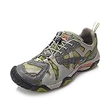 Clorts Women's Water Hiking Shoe Aqua Beach Shoes for Kayaking Lightweight Breathable Wet-Traction Grip Green WT-24A US8.5