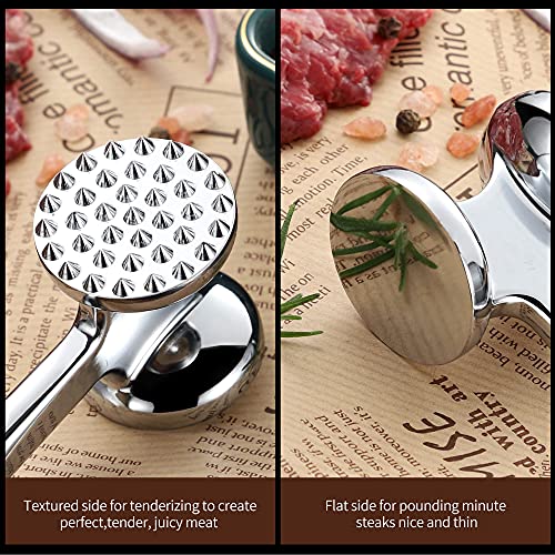 Image of Meat Tenderizer Hammer Mallet Tool Pounder For Tenderizing Steak Beef And Poultry.Dishwasher Easy