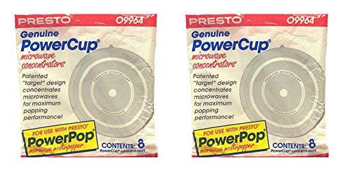 Presto 09964 PowerCup Concentrators, Package of 8 (2, WHITE)